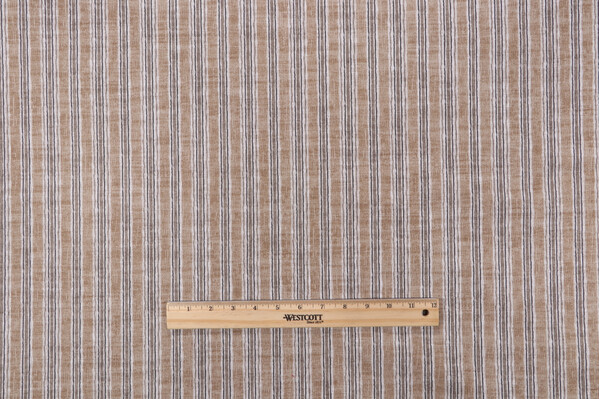 Magnolia Home Jasper Printed Cotton Drapery Fabric in Caramel