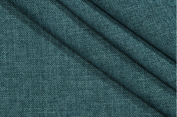 P Kaufmann Tweed Performance Woven Chenille Upholstery Fabric in Peacock
