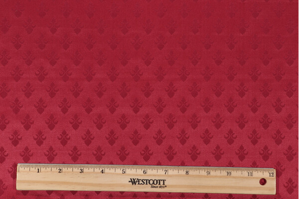 Scalamandre Damask Decorator Fabric in Lipstick