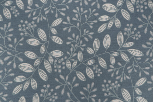 Floral Damask Decorator Fabric in Pool