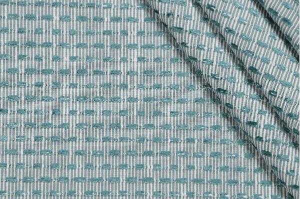 Golding Taylor Woven Chenille Upholstery Fabric in Aqua