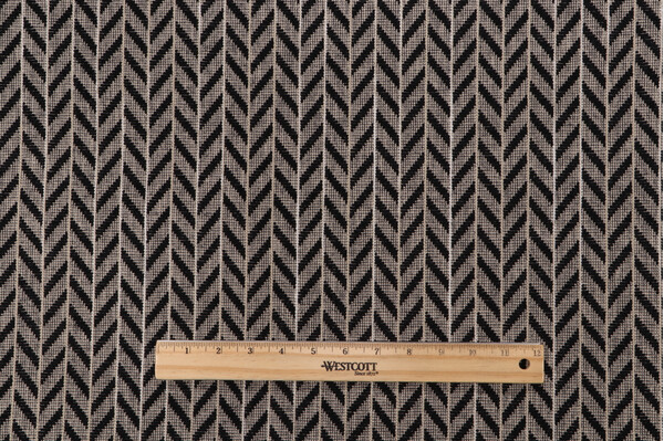 P Kaufmann Walker Woven Chenille Upholstery Fabric in Granite