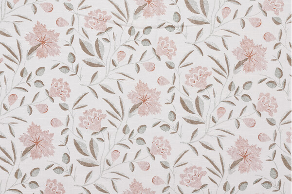 Brinley Printed Drapery Fabric in Sienna