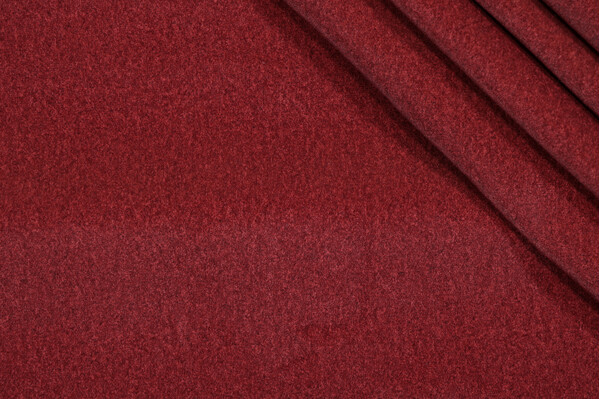 JF Fabrics Woolish PRF High Performance Velveteen Upholstery Fabric in Garnet