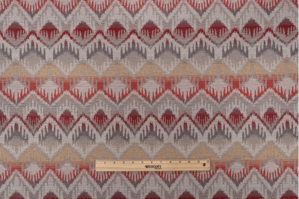 Valdese Weavers Lozada Woven Upholstery Fabric in Barberry