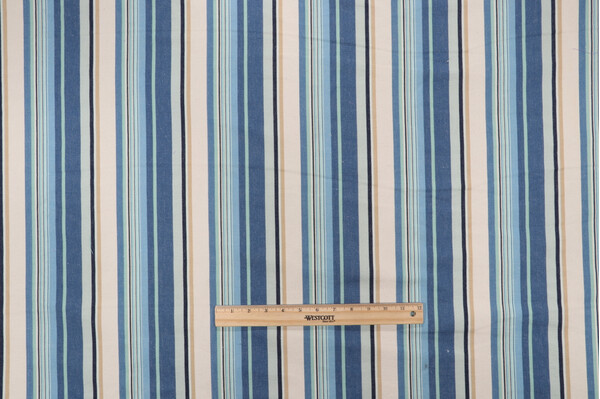 Lotus Stripe Woven Upholstery Fabric in Multi