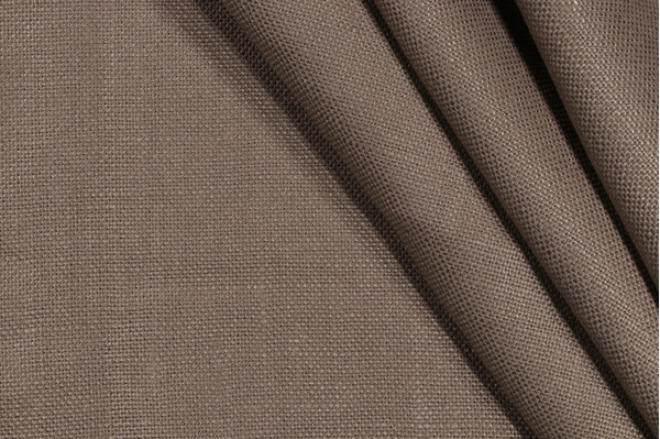 Abbo Woven Linen Upholstery Fabric in Granite