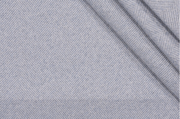 Barnes Woven Upholstery Fabric in Chambray