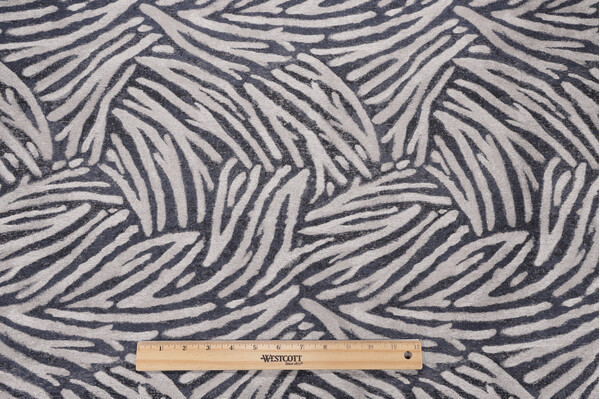 Lambert Woven Upholstery Fabric in Midnight