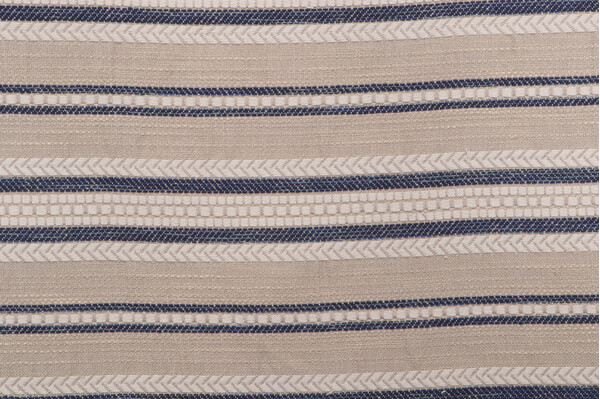 Crackerjack Woven Upholstery Fabric in Navy