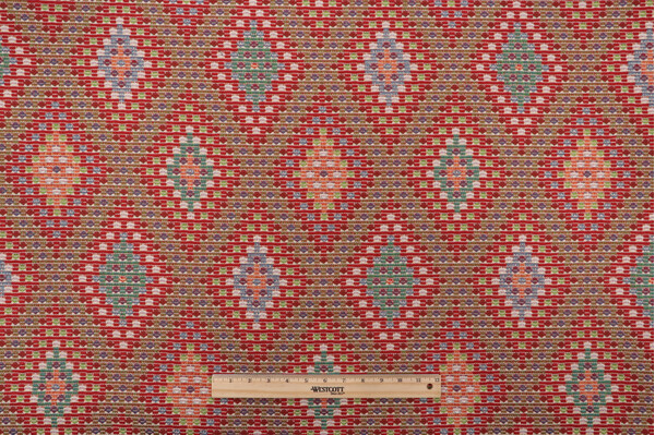 Valdese Weavers Uber Good Woven Upholstery Fabric in Lipstick