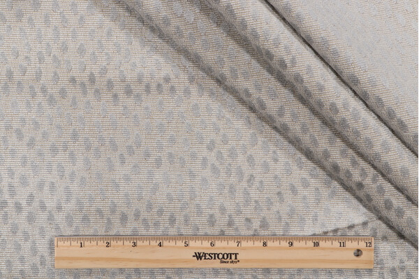 Thibaut Spot On AW1833 Grospoint Velvet Upholstery Fabric in Grey