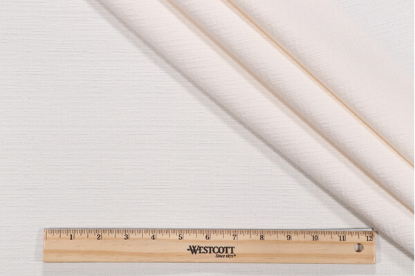 Crypton Veldt High Performance Woven Chenille Upholstery Fabric in Ivory