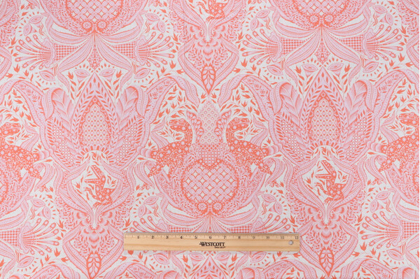 Click for 2.88 Yards Tula Pink ROAR! Collection Gift Rapt Printed Cotton Craft Fabric in Blush for Free Spirit Tula Pink ROAR! Collection Gift Rapt Printed Cotton Craft Fabric in Blush for Free Spirit
