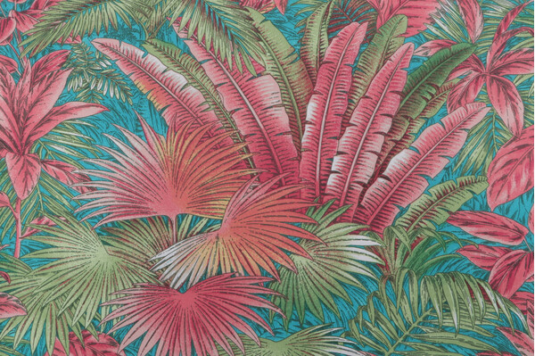 Tommy Bahama Bahamian Breeze Printed Polyester Outdoor Fabric in Capri