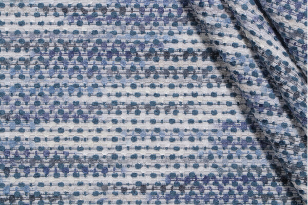 Golding Alpine Woven Chenille Upholstery Fabric in Ocean