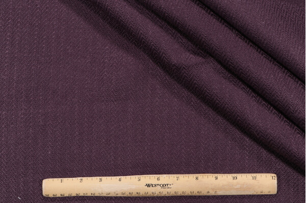 Thibaut Solid Woven Decorator Fabric in Plum
