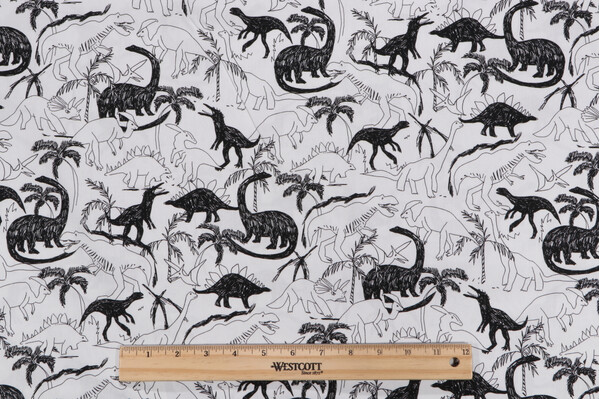 Robert Kaufman Musings Printed Cotton Craft Fabric in White