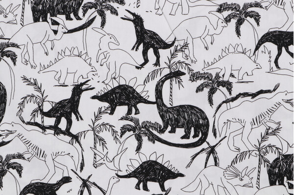 Robert Kaufman Musings Printed Cotton Craft Fabric in White