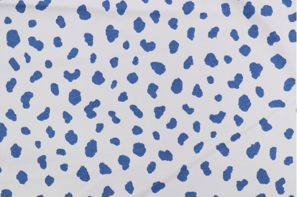 Anna French Tanzania F916009 Printed Cotton Drapery Fabric in Blue for Thibaut