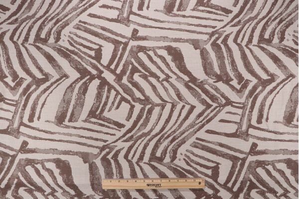 Sunbrella Interactive Woven Solution Dyed Acrylic Outdoor Fabric in Mink