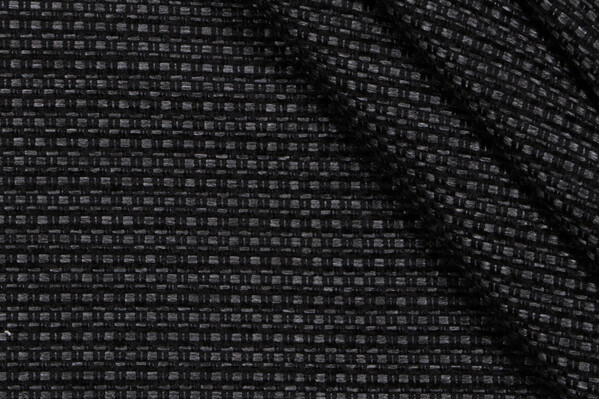 Scalamandre Pannier Woven Chenille Upholstery Fabric in Charcoal