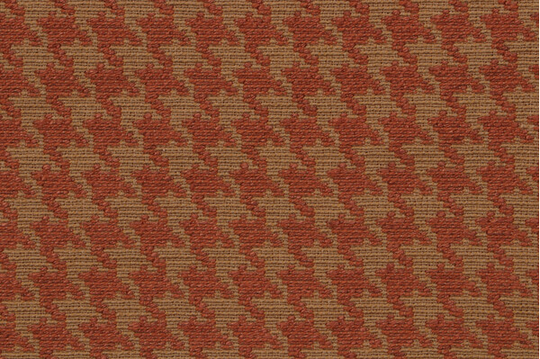 Thibaut Heritage Houndstooth W79062 Woven Upholstery Fabric in Pumpkin