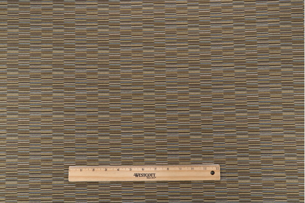 Stripe Woven Decorator Fabric in Lagoon