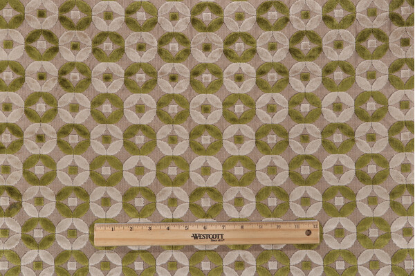 Hackman Velvet Upholstery Fabric in Green