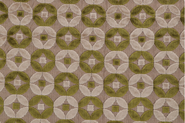 Hackman Velvet Upholstery Fabric in Green