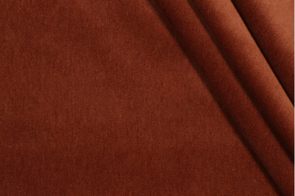 P Kaufmann Obsession Velvet Upholstery Fabric in Cognac