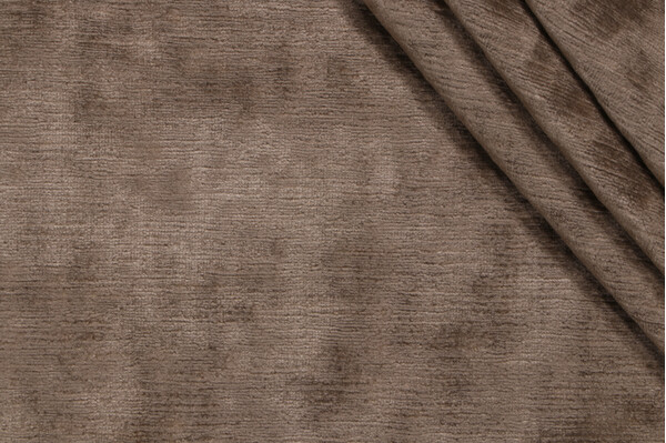 Scalamandre Como Linen II Velvet Upholstery Fabric in Smokey Quartz