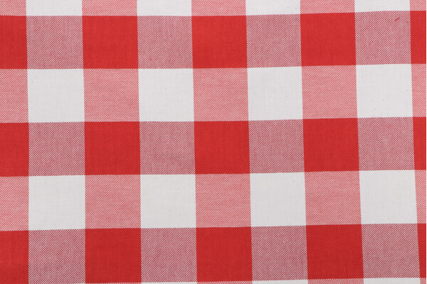 P Kaufmann Foxy Plaid Woven Decorator Fabric in Scarlet