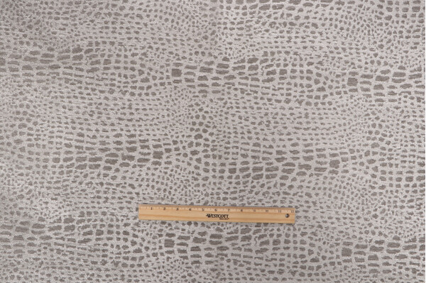 Esther Woven Chenille Upholstery Fabric in Taupe