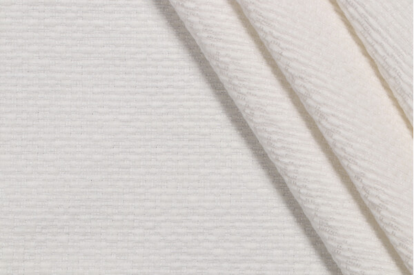 Thibaut Lido W80520 Woven Solution Dyed Acrylic Chenille Outdoor Fabric in White