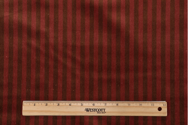 Fonthill Colline Velvet Upholstery Fabric in Redwood