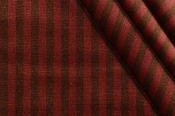 Fonthill Colline Velvet Upholstery Fabric in Redwood