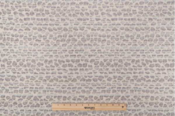 Golding Multi Spots Woven Chenille Upholstery Fabric in Cloud