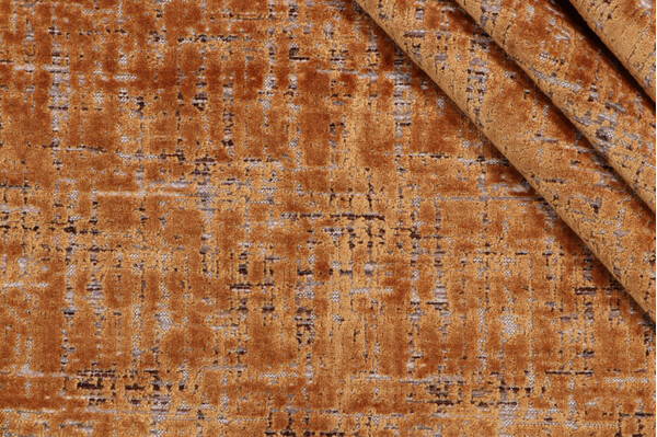 Covington Moonstruck Velvet Upholstery Fabric in Tuscan Sun