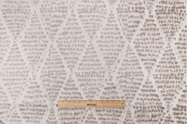 AbbeyShea Tiger Velvet Upholstery Fabric in 601-Stucco