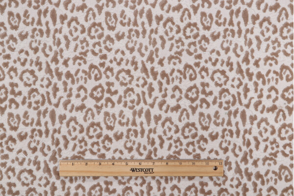AbbeyShea Lipped Grospoint Velvet Upholstery Fabric in 601-Latte