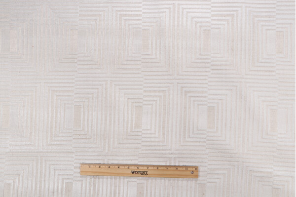 AbbeyShea Leo Velvet Upholstery Fabric in 61-Alabster