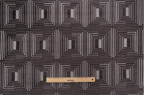 AbbeyShea Leo Velvet Upholstery Fabric in 98-Charcoal