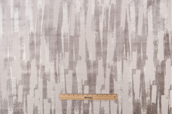 AbbeyShea Brushstrokes Velvet Upholstery Fabric in 42-Sand