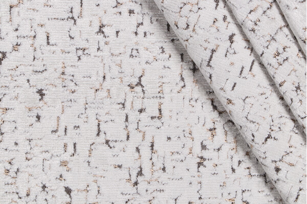 AbbeyShea Shattered Velvet Upholstery Fabric in 32-Ice