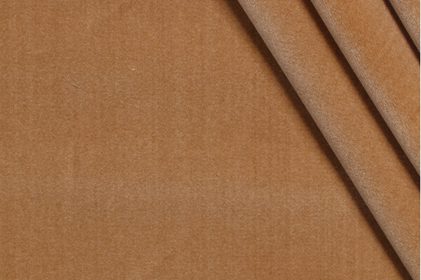 AbbeyShea Fancy Velvet Upholstery Fabric in 41-Nugget