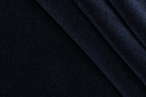 AbbeyShea Fancy Velvet Upholstery Fabric in 306-Navy