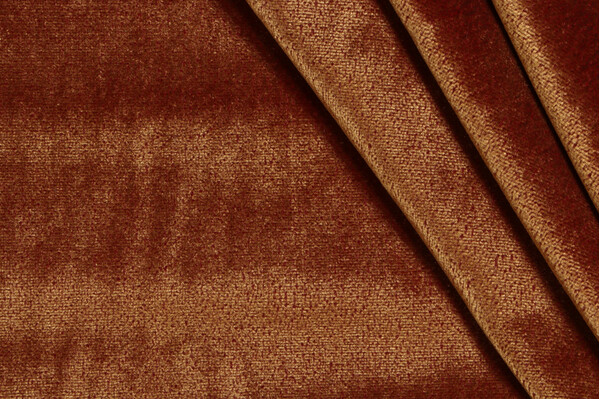 AbbeyShea Alley Velvet Upholstery Fabric in 405-Russet