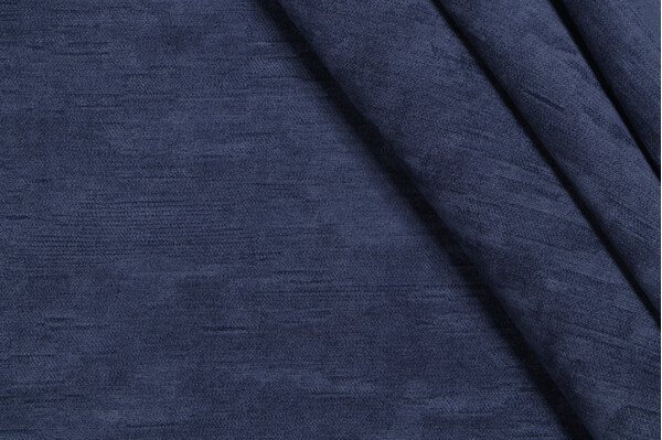 AbbeyShea Endurepel Pique Woven Chenille Upholstery Fabric in 308-Navy