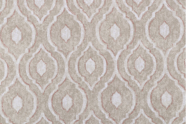 Magnolia Home Pisa Printed Cotton Drapery Fabric in Blush